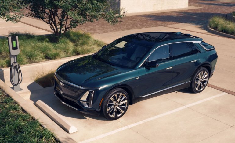 2026 Cadillac LYRIQ charging