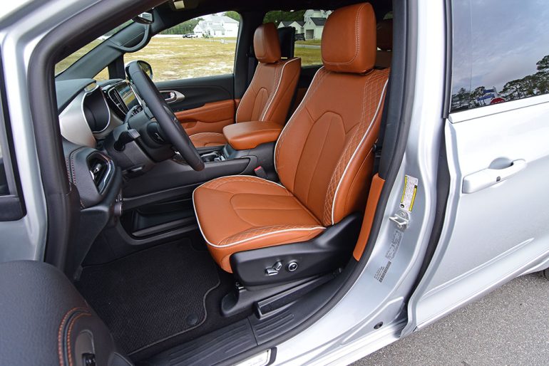 2026 Chrysler Pacifica front seats