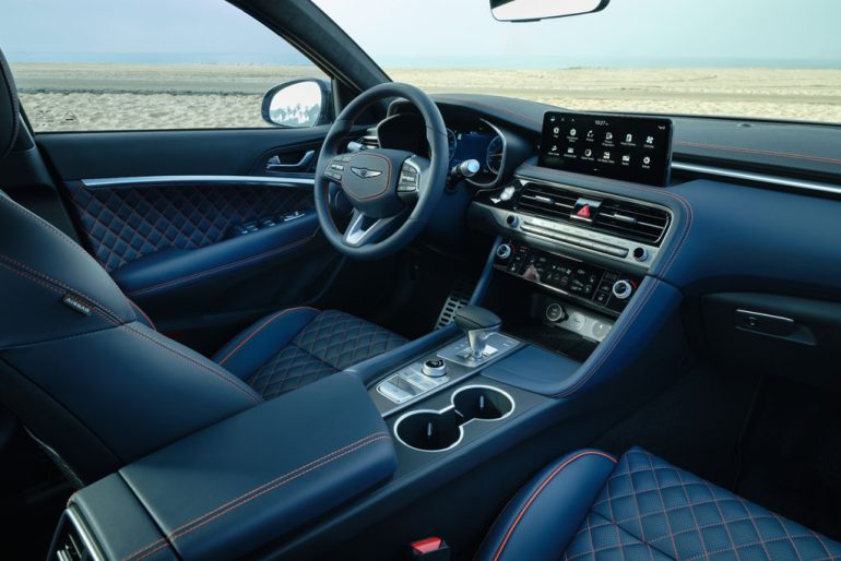 2026 genesis g70 interior dashboard