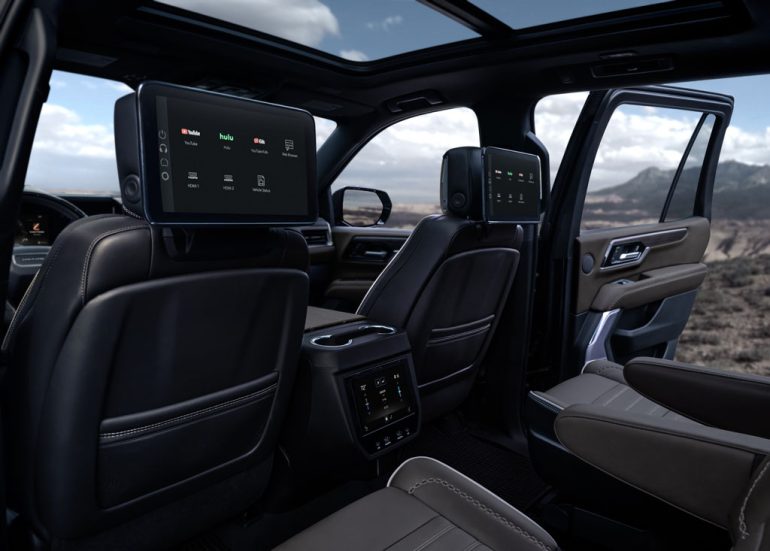 2026 GMC Yukon Denali Ultimate entertainment screens