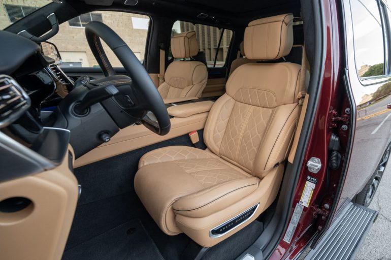 2026 Jeep® Grand Wagoneer front seats