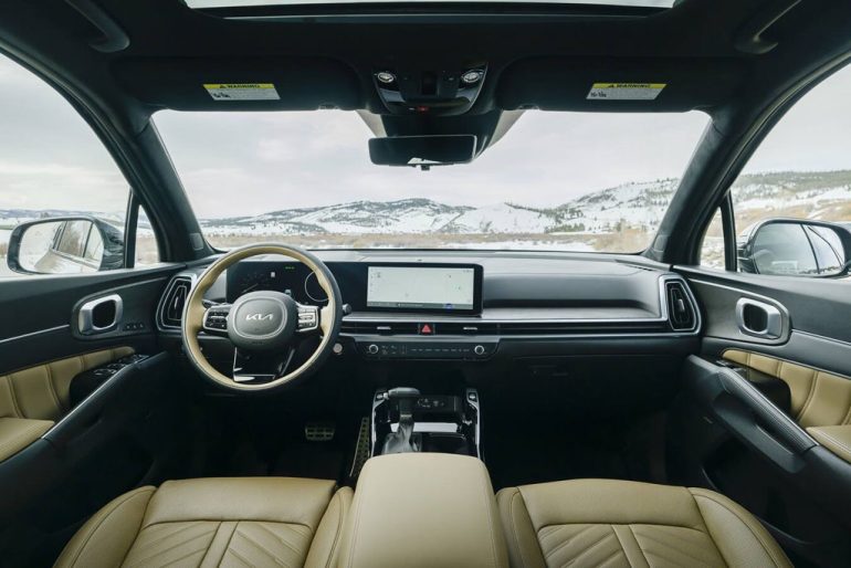 2026 Kia Sorento Hybrid dashboard interior