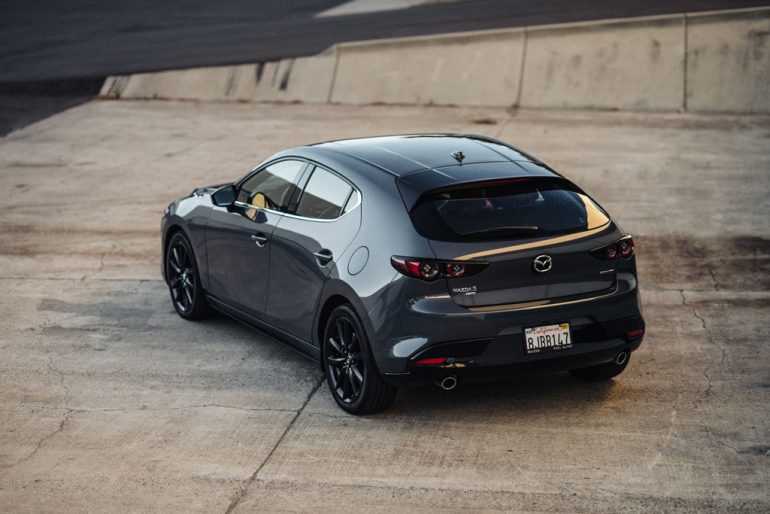 2026 mazda3 hatchback rear