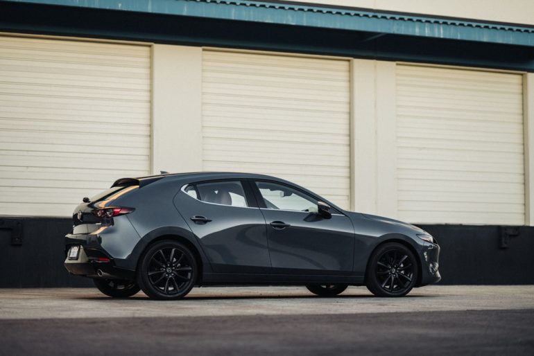 2026 mazda3 hatchback side