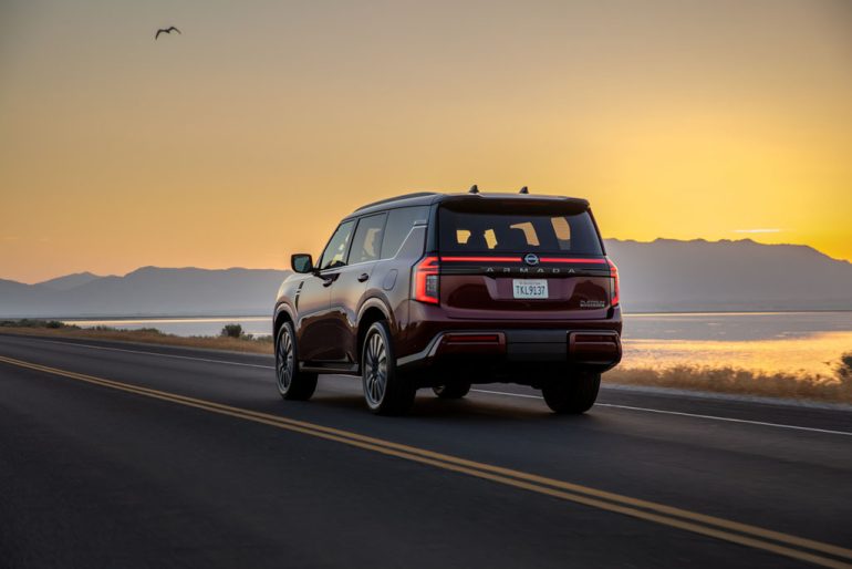 2026 nissan armada rear