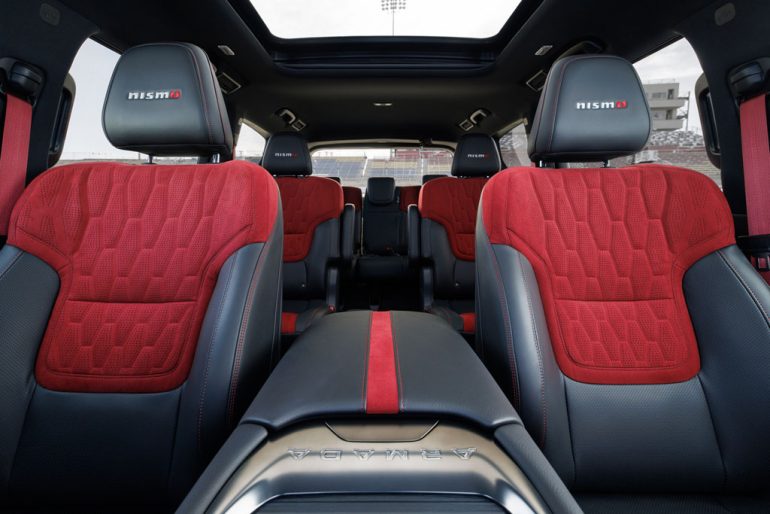 2026 nissan armada nismo seats