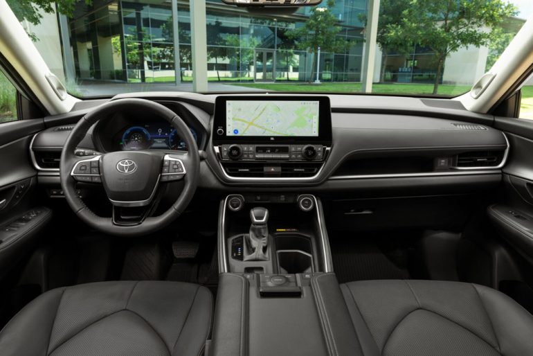 2026 toyota grand highlander nightshade dashboard