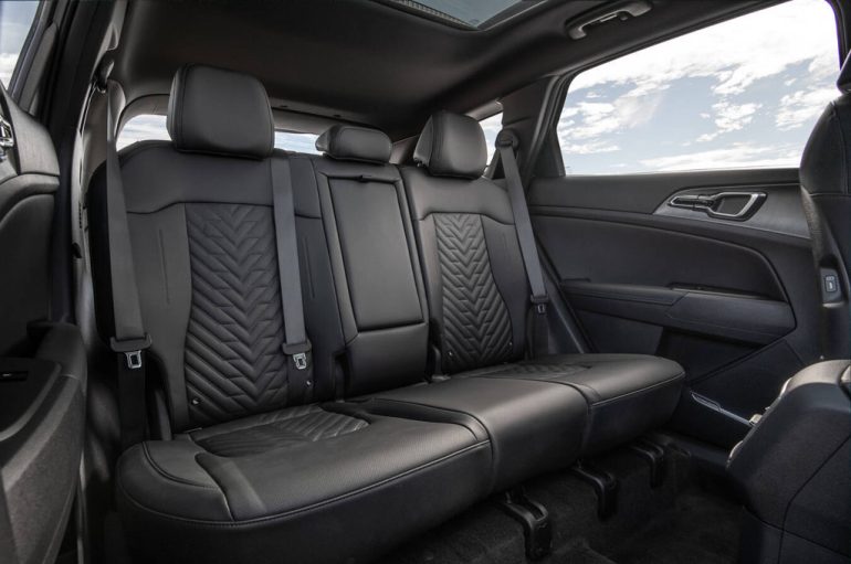 2027 Kia Sportage back seats