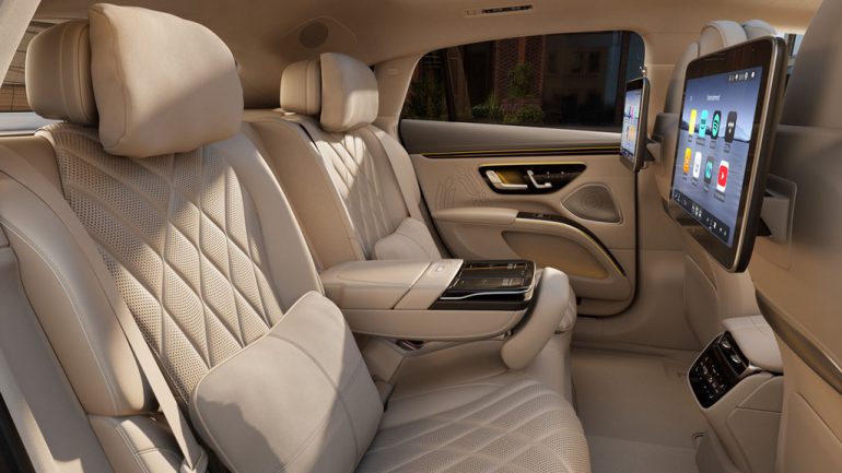 2027 Mercedes-Benz EQS 580 4MATIC back seats