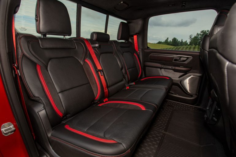 2027 Ram 1500 TRX SRT back seats