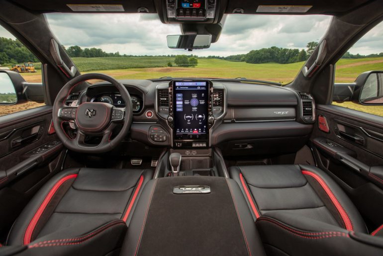 2027 Ram 1500 TRX SRT dashboard interior