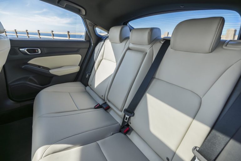 2026 Acura Integra A-Spec back seats