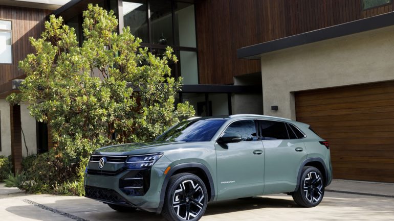 2027 Volkswagen Atlas Cross Sport Debuts With Cleaner Styling, More Power, and a Much Nicer Cabin