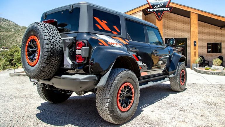 2026 Ford Bronco raptor rear