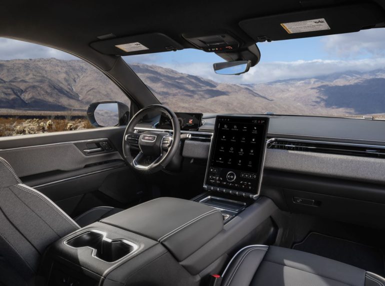 2026 GMC Sierra EV interior