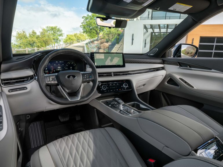 2026 Infiniti QX60 dashboard interior