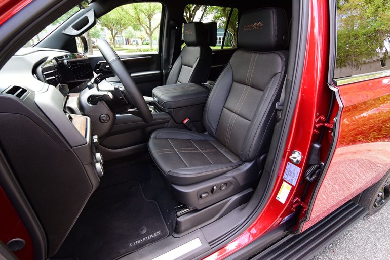 2027 Chevrolet Tahoe front seats