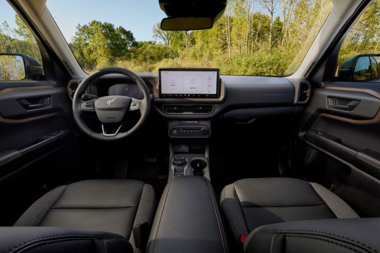 2026 ford bronco sport dashboard interior