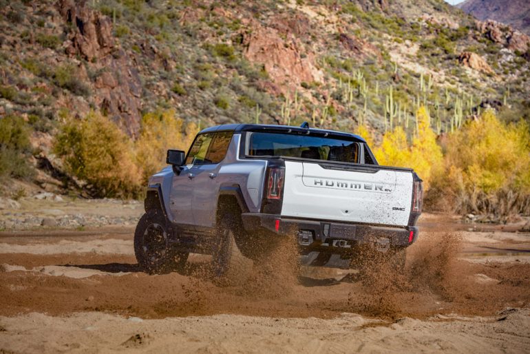 2026 HUMMER EV pickup rear