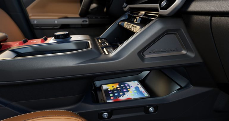2026 jeep recon lower console