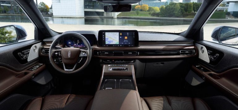 2026 lincoln aviator dashboard interior