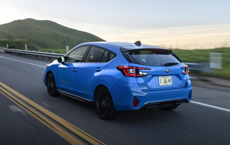 2026 subaru impreza rear