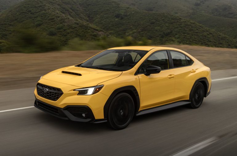 2026 subaru wrx series yellow