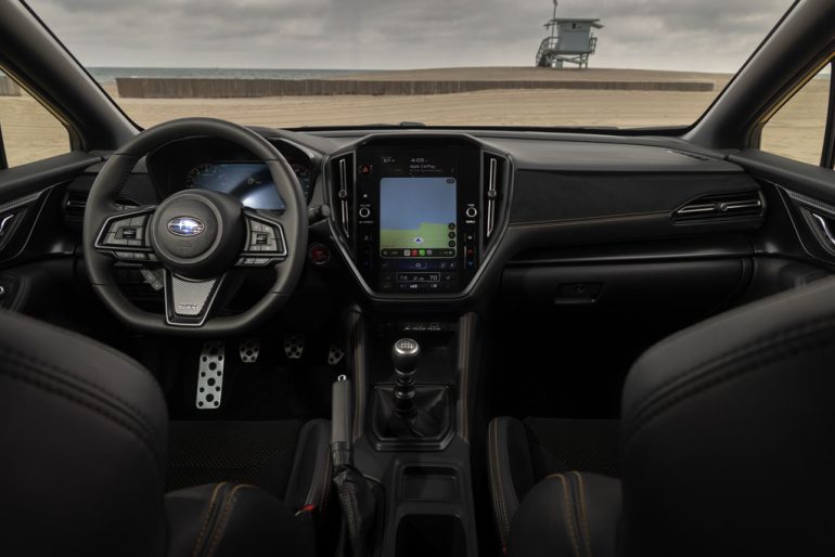 2026 subaru wrx dashboard interior
