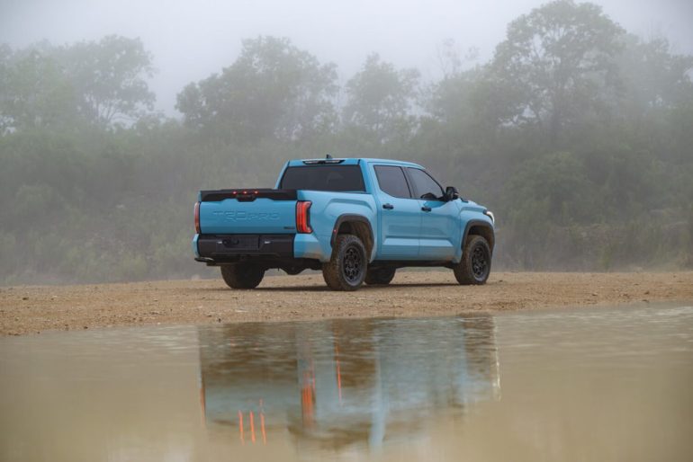 2026 toyota tundra trd pro rear