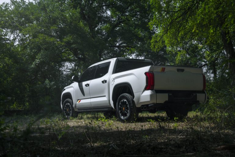 2026 toyota tundra rear