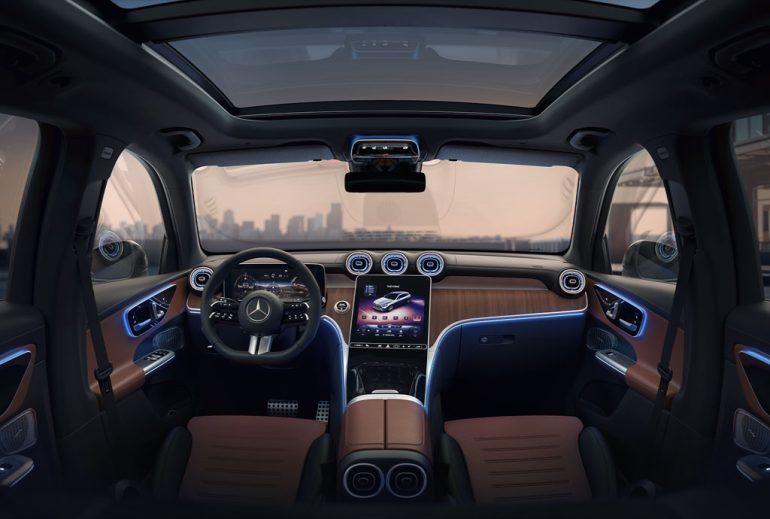 2027 mercedes-benz glc300 dashboard interior