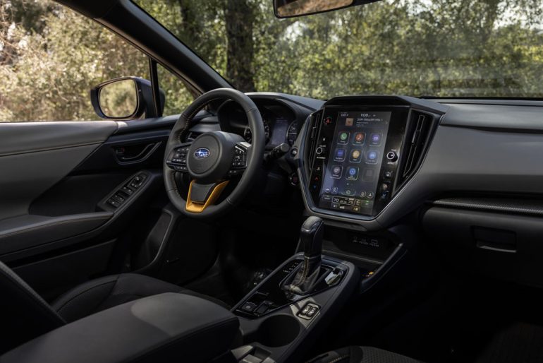 2027 Subaru Crosstrek dashboard interior