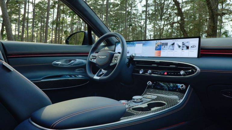 2027 genesis gv70 dashboard interior