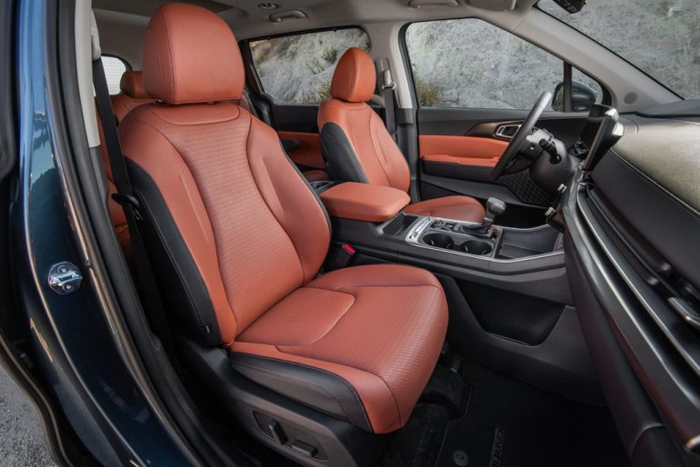 2027 kia carnival front seats