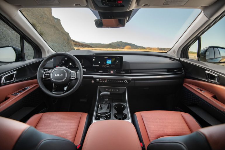 2027 kia carnival interior dashboard