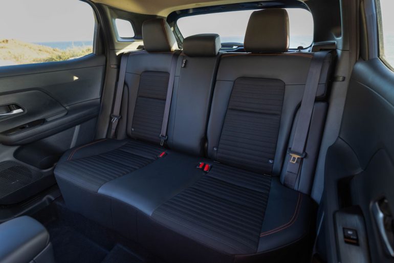 2027 Nissan Kicks Rock Creek back seats