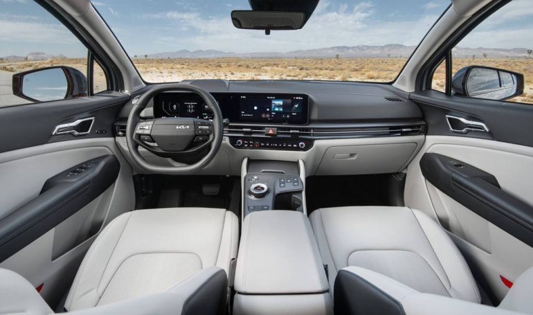 2027 Kia Sportage Hybrid dashboard interior