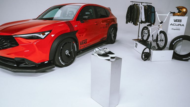 Acura ADX CZ-77 Concept Brings BMX Culture and Vans Sneaker Style to a Wild Custom SUV