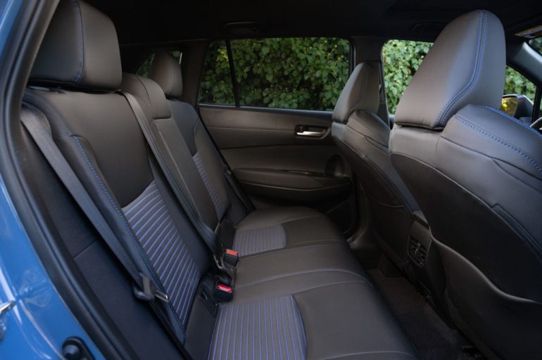 2026 Toyota Corolla Cross Hybrid back seats