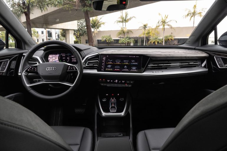 2026 audi q4 e-tron dashboard interior
