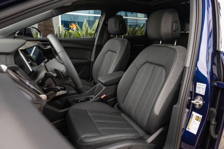 2026 audi q4 e-tron front seats