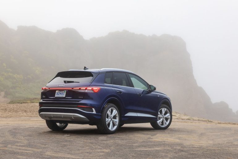 2026 audi q4 e-tron rear