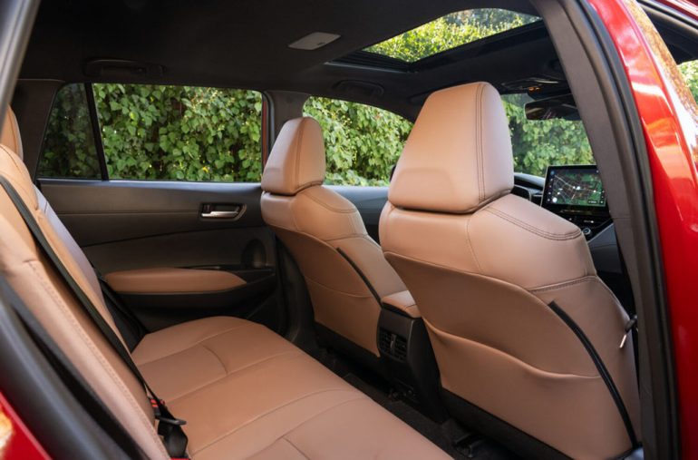 2026 toyota corolla cross back seats