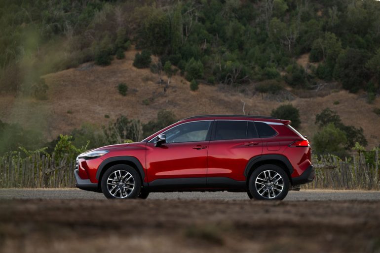 2026 toyota corolla cross side