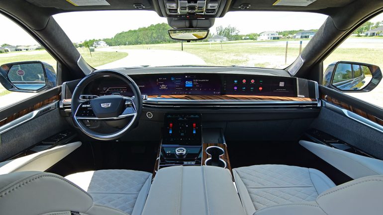 2027 cadillac escalade dashboard interior