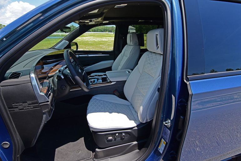 2027 cadillac escalade front seats