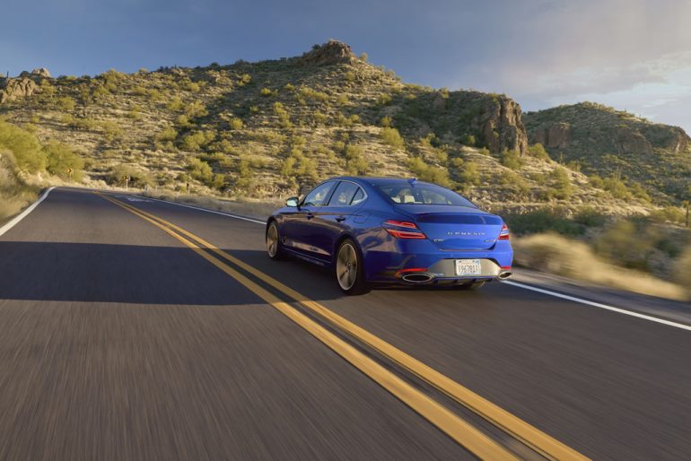 2027 genesis g70 rear