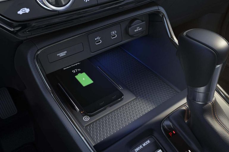 2027 honda cr-v hybrid wireless smartphone charging pad
