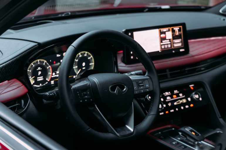 2027 infiniti qx65 dashboard