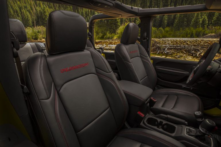 2027 Jeep Gladiator front seats